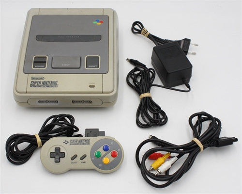 Super Nintendo SNES - Konsol - SNR UP15822069 (B Grade) (Genbrug)
